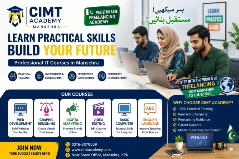 Professional IT Courses in Mansehra – Learn Practical Digital Skills at CIMT Academy