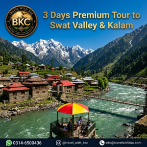 3 Days Premium Tour to Swat Valley & Kalam