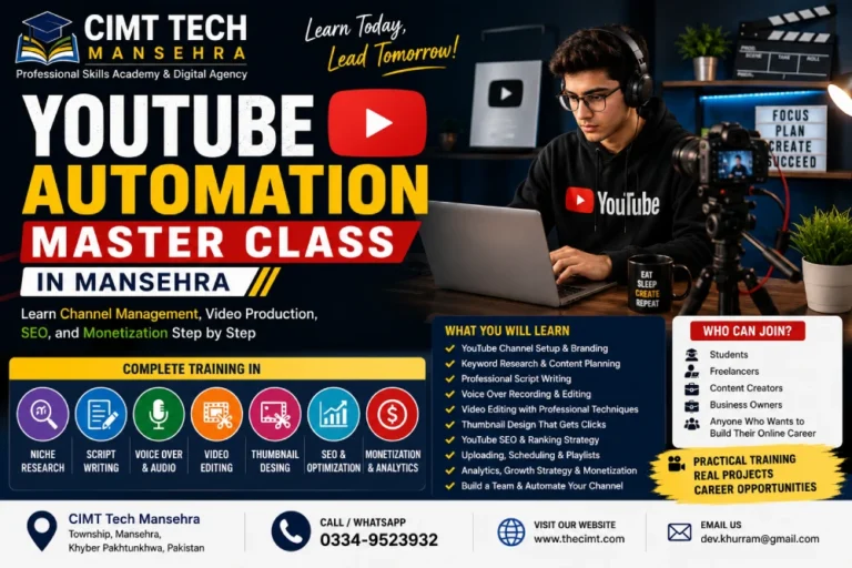 Youtube Automation Master Class in Mansehra