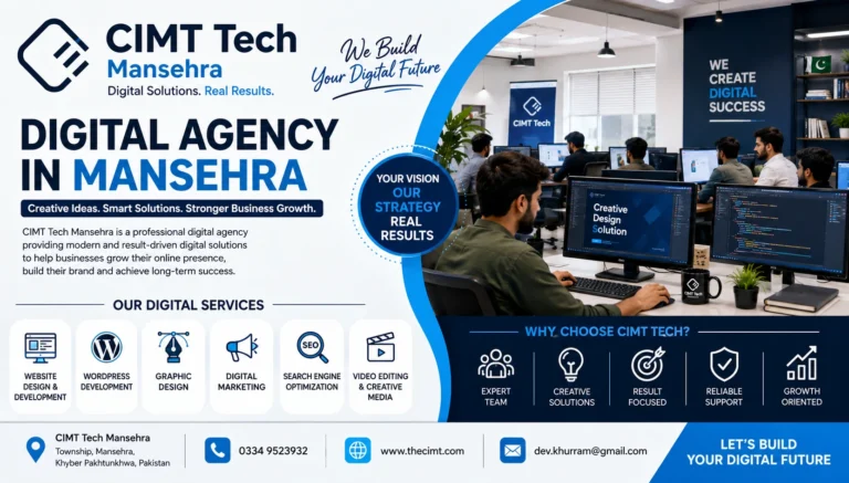 Digital Agency in Mansehra – CIMT Tech Mansehra