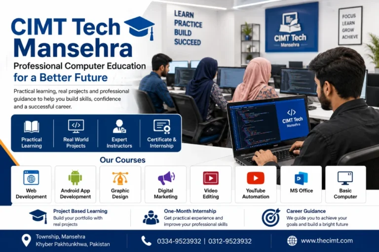 Why Choose CIMT Tech Mansehra for Computer Courses?